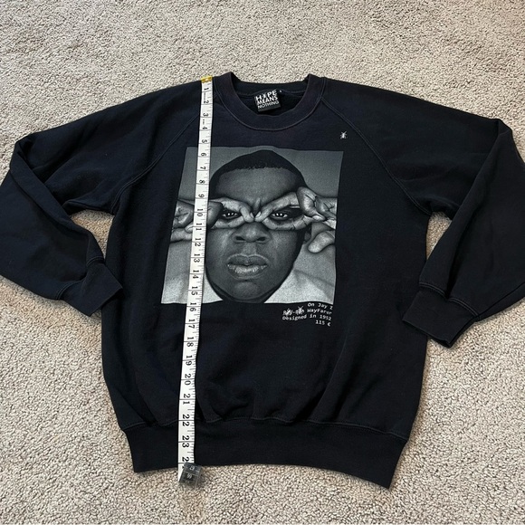 “Hype Means Nothing" Jay-S Lightweight Cotton Sweatshirt. Size Small. - Picture 11 of 12